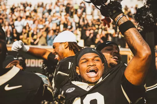 The Deacons game against the SMU Mustangs on Saturday, October 25th, 2025 at Allegacy Stadium in Winston-Salem, NC.