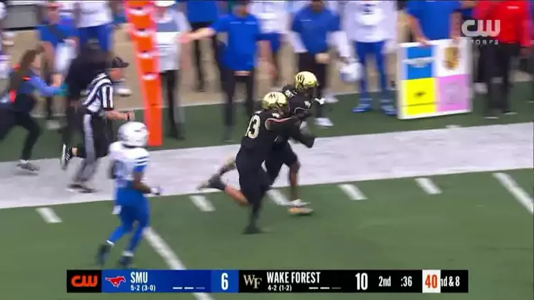 Karon Prunty gets the interception