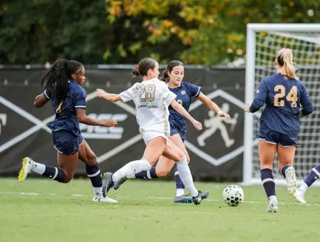 The Deacons’ game against the Notre Dame Fighting Irish on Sunday, October 26, 2025 at Spry Stadium in Winston-Salem, NC / Wake Forest Athletics