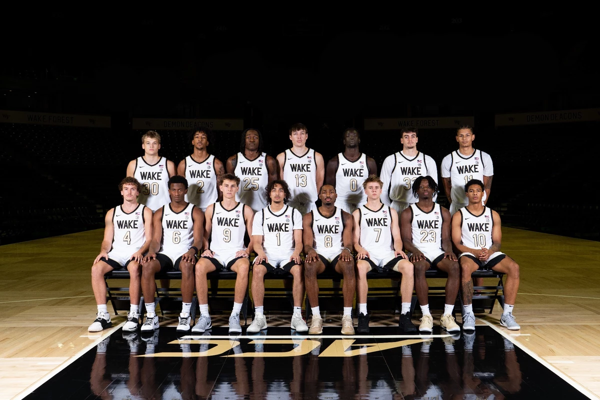 2025-26 Wake Forest Men's Basketball Team Photo