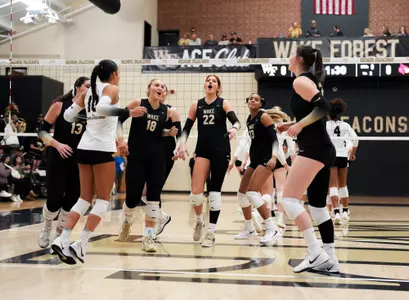 The Deacons’ game against the Louisville Cardinals on Sunday, November 9, 2025 at Reynolds Gymnasium in Winston-Salem, NC / Wake Forest Athletics