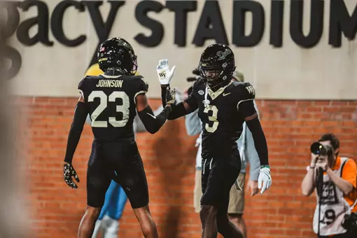 The Deacons’ game against the North Carolina Tar Heels on Saturday, November 15, 2025 at Allegacy Federal Credit Union Stadium in Winston-Salem, NC / Wake Forest Athletics
