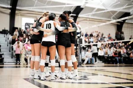 Volleyball huddle