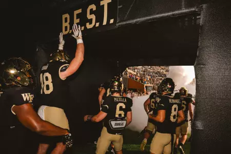 The Deacons’ game against the Delaware Blue Hens on Saturday, November 22, 2025 at Allegacy Federal Credit Union Stadium in Winston-Salem, NC / Wake Forest Athletics