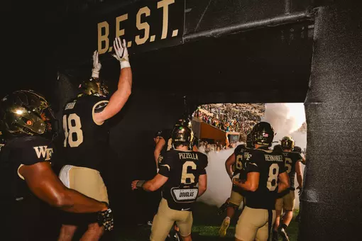 The Deacons’ game against the Delaware Blue Hens on Saturday, November 22, 2025 at Allegacy Federal Credit Union Stadium in Winston-Salem, NC / Wake Forest Athletics