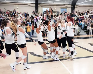 Volleyball celebration
