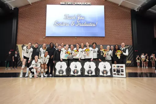Volleyball Seniors and Graduates Day 2025