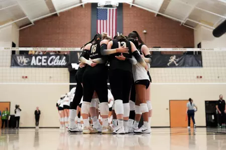 Volleyball huddle