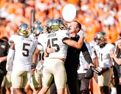 The Deacons’ game against the Virginia Tech Hokies on Saturday, October 4, 2025 at Lane Stadium in Blacksburg, VA / Wake Forest Athletics