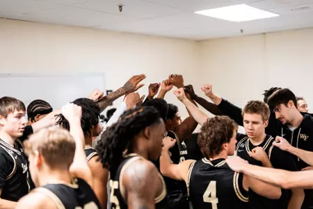 The Demon Deacons' game against the West Virginia Mountaineers on Saturday, December 6th, at the Charleston Coliseum and Convention Center in Charleston, West Virginia.