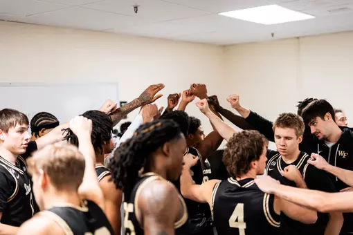 The Demon Deacons' game against the West Virginia Mountaineers on Saturday, December 6th, at the Charleston Coliseum and Convention Center in Charleston, West Virginia.