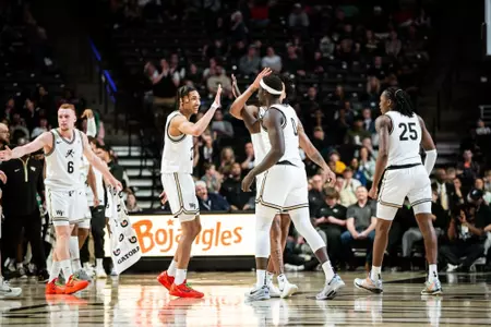 MBB vs. Georgia Tech celebration