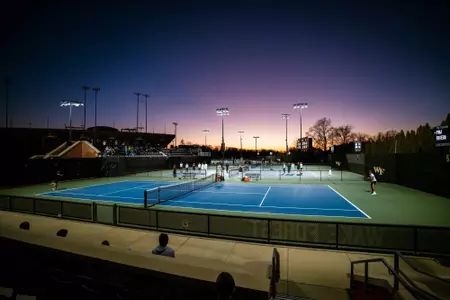 Wake Forest Tennis Center Sunset