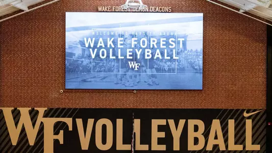 Wake Forest Volleyball New Videoboard