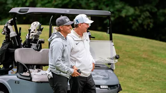 Head Coach Jerry Haas and Jakob Melin