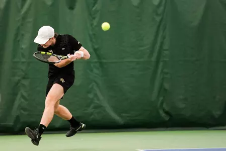The Deacons’ match against the Saint Joseph's Hawks on Sunday, January 11, 2026 at the Wake Forest ITC in Winston-Salem, NC / Wake Forest Athletics