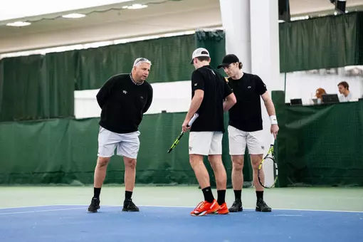 The Deacons’ match against the Vanderbilt Commodores on Saturday, January 24, 2026 at the Wake Forest ITC in Winston-Salem, NC / Wake Forest Athletics