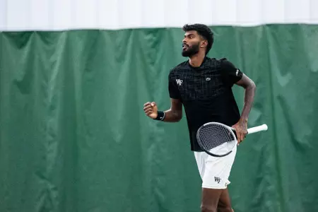 The Deacons’ match against the Vanderbilt Commodores on Saturday, January 24, 2026 at the Wake Forest ITC in Winston-Salem, NC / Wake Forest Athletics