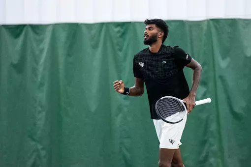 The Deacons’ match against the Vanderbilt Commodores on Saturday, January 24, 2026 at the Wake Forest ITC in Winston-Salem, NC / Wake Forest Athletics