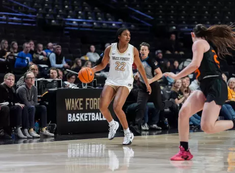 The Deacons’ game against the Miami Hurricanes on Thursday, December 18, 2025 at LJVM Coliseum in Winston-Salem, NC / Wake Forest Athletics