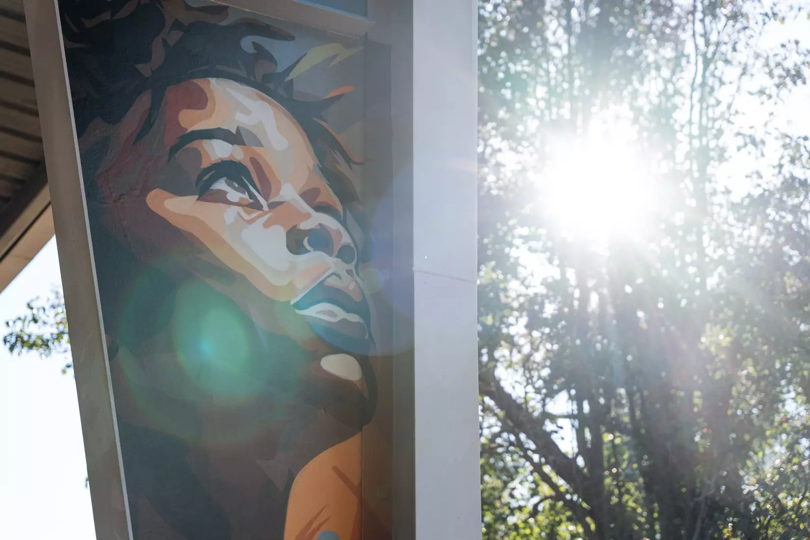 Chris Paul Mural Unveiling at Rupert Bell Park in Winston-Salem, NC.