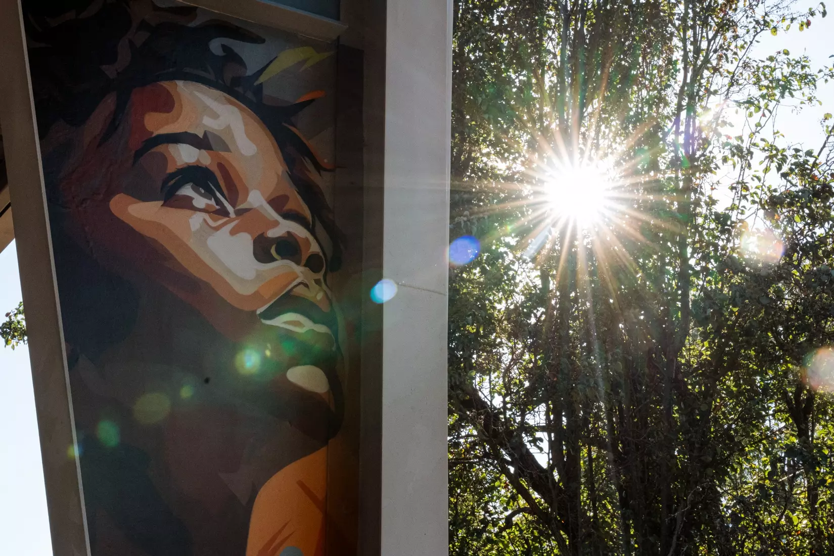 Chris Paul Mural Unveiling at Rupert Bell Park in Winston-Salem, NC.