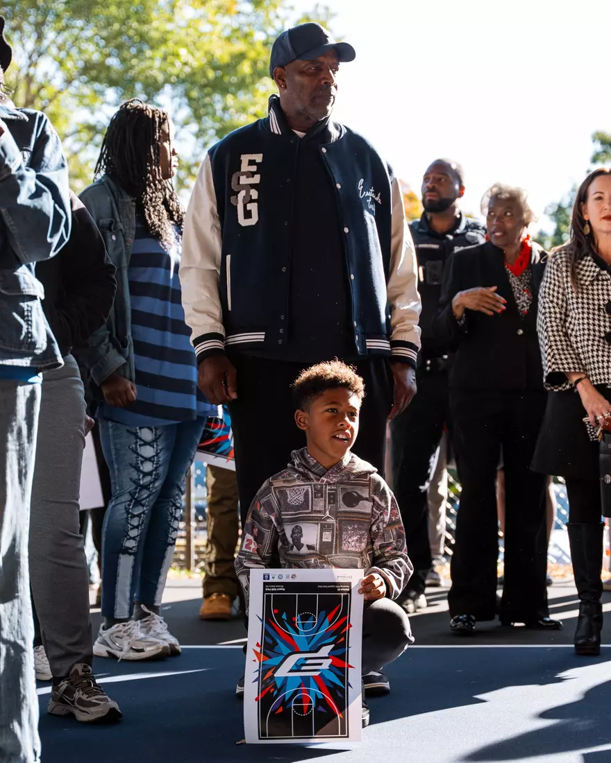 Chris Paul Mural Unveiling at Rupert Bell Park in Winston-Salem, NC.