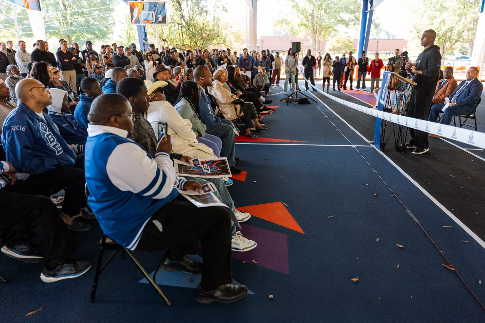 Chris Paul Mural Unveiling at Rupert Bell Park in Winston-Salem, NC.