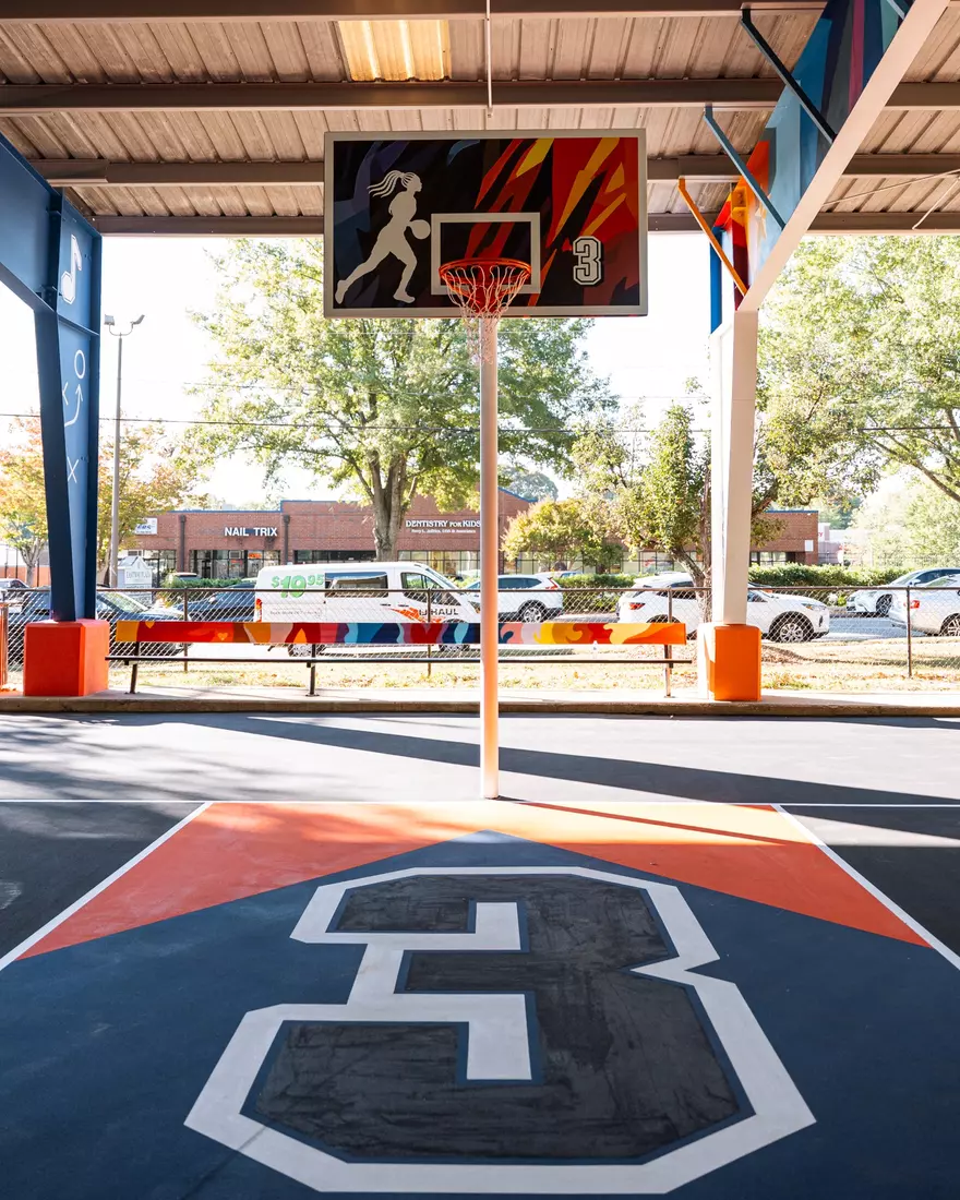 Chris Paul Mural Unveiling at Rupert Bell Park in Winston-Salem, NC.