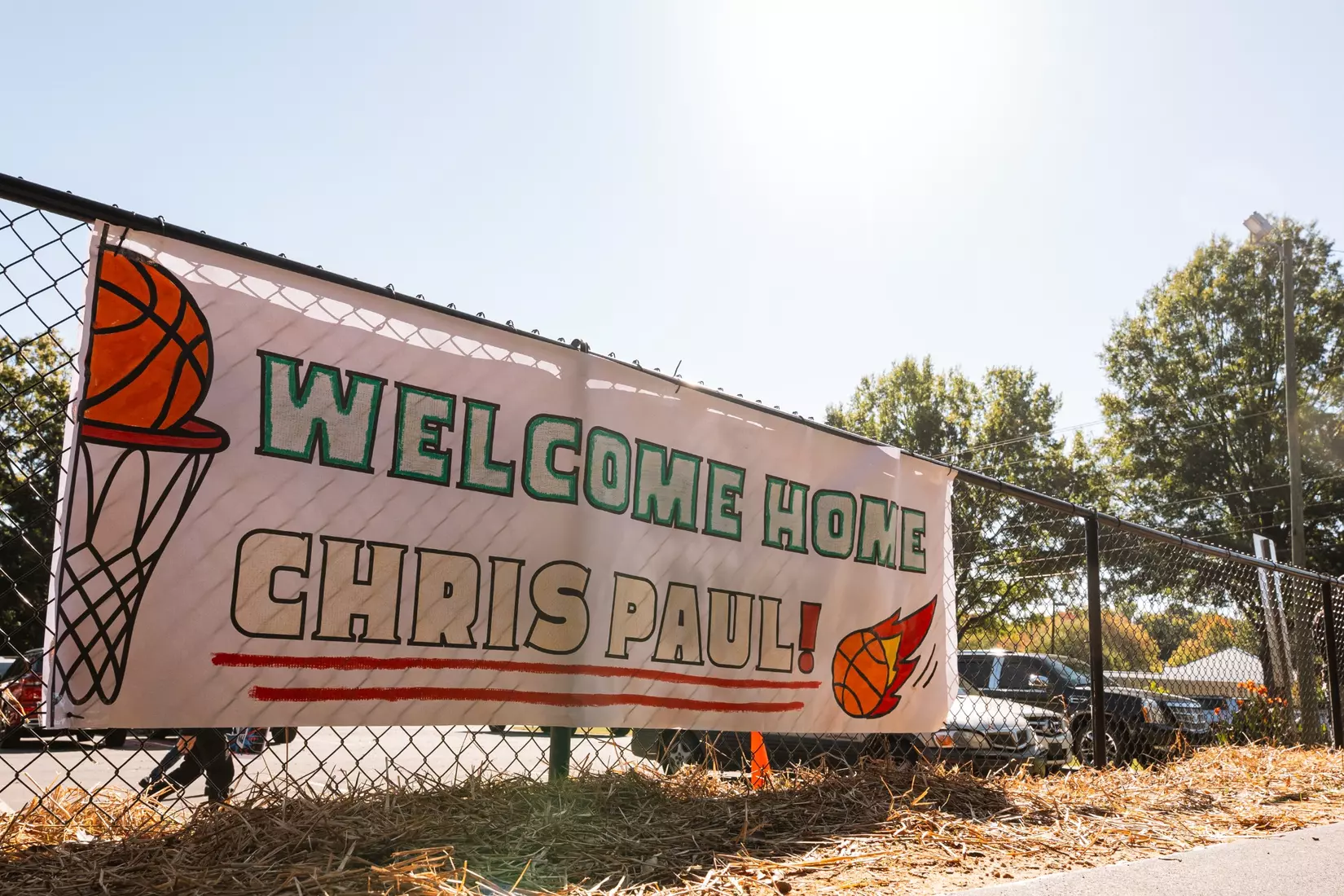 Chris Paul Mural Unveiling at Rupert Bell Park in Winston-Salem, NC.