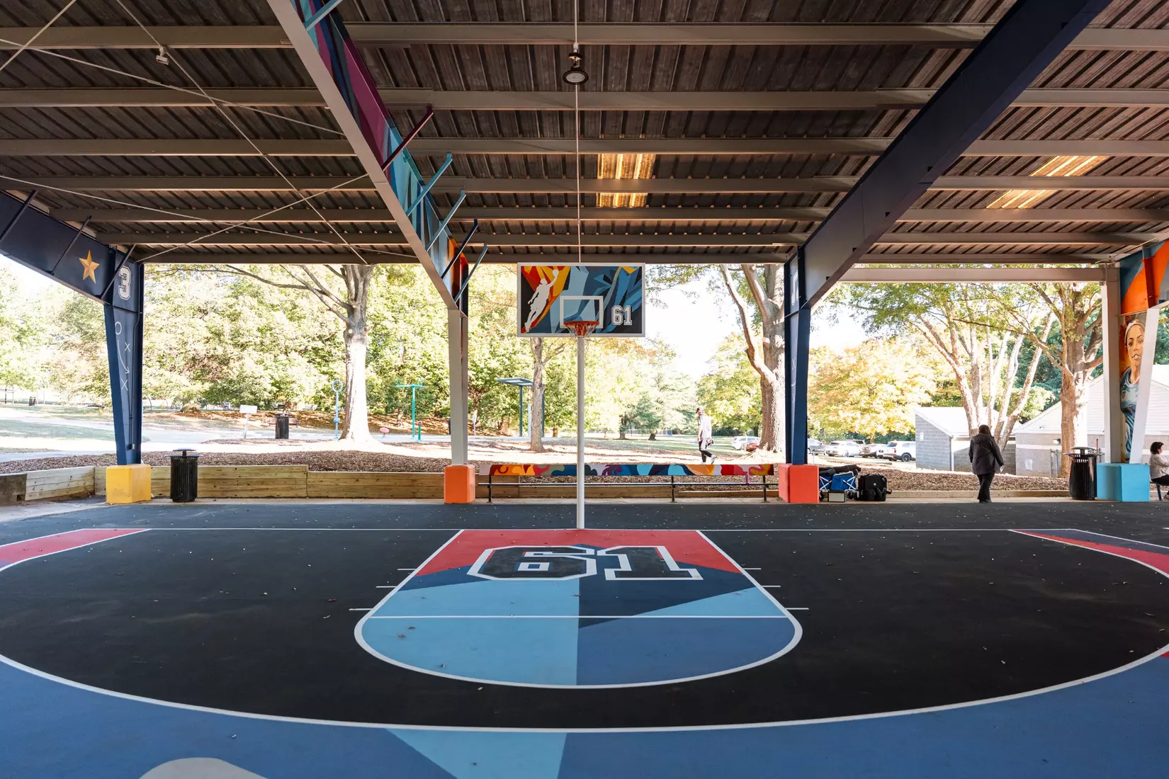 Chris Paul Mural Unveiling at Rupert Bell Park in Winston-Salem, NC.