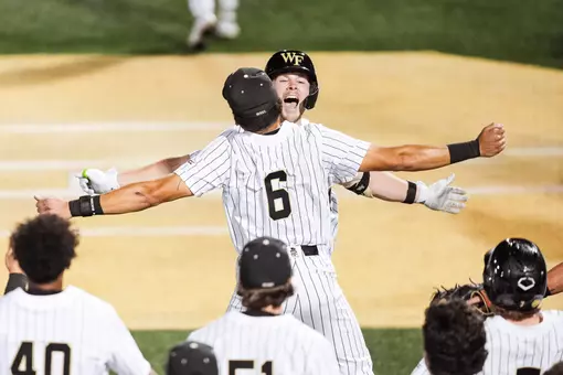 The Deacons' game against the Costal Carolina Chanticleers on Tuesday, April 14th, 2026 at David F. Couch Ballpark in Winston-Salem, NC / Wake Forest Athletics
