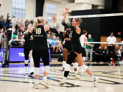 The Deacons’ game against the Miami Hurricanes on Sunday, October 5, 2025 at Reynolds Gymnasium in Winston-Salem, NC / Wake Forest Athletics