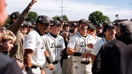 The Deacons' game against the Louisville Cardinals on Saturday, May 2nd 2026 at David F. Couch Ballpark in Winston-Salem, NC / Wake Forest Athletics