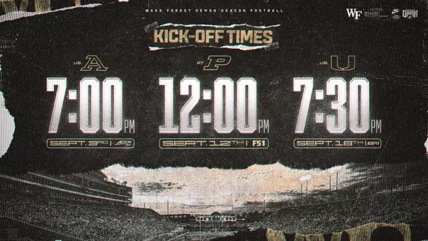 26 First Three Game Times