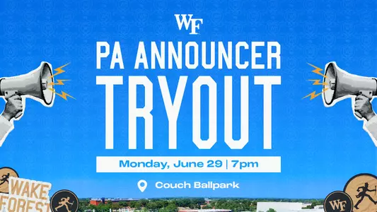 PA Announcer Tryout