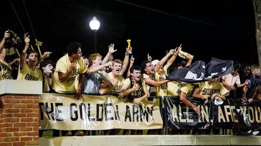 The Deacons' match against the Virginia Cavaliers on Saturday, September 19th, 2026 at Spry Stadium in Winston-Salem, NC / Wake Forest Athletics