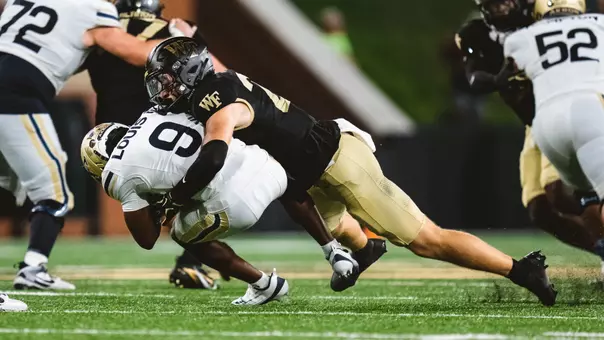The Deacons’ game against the Akron Zips on Thursday, September 3, 2026 at Allegacy Financial Stadium in Winston-Salem, NC