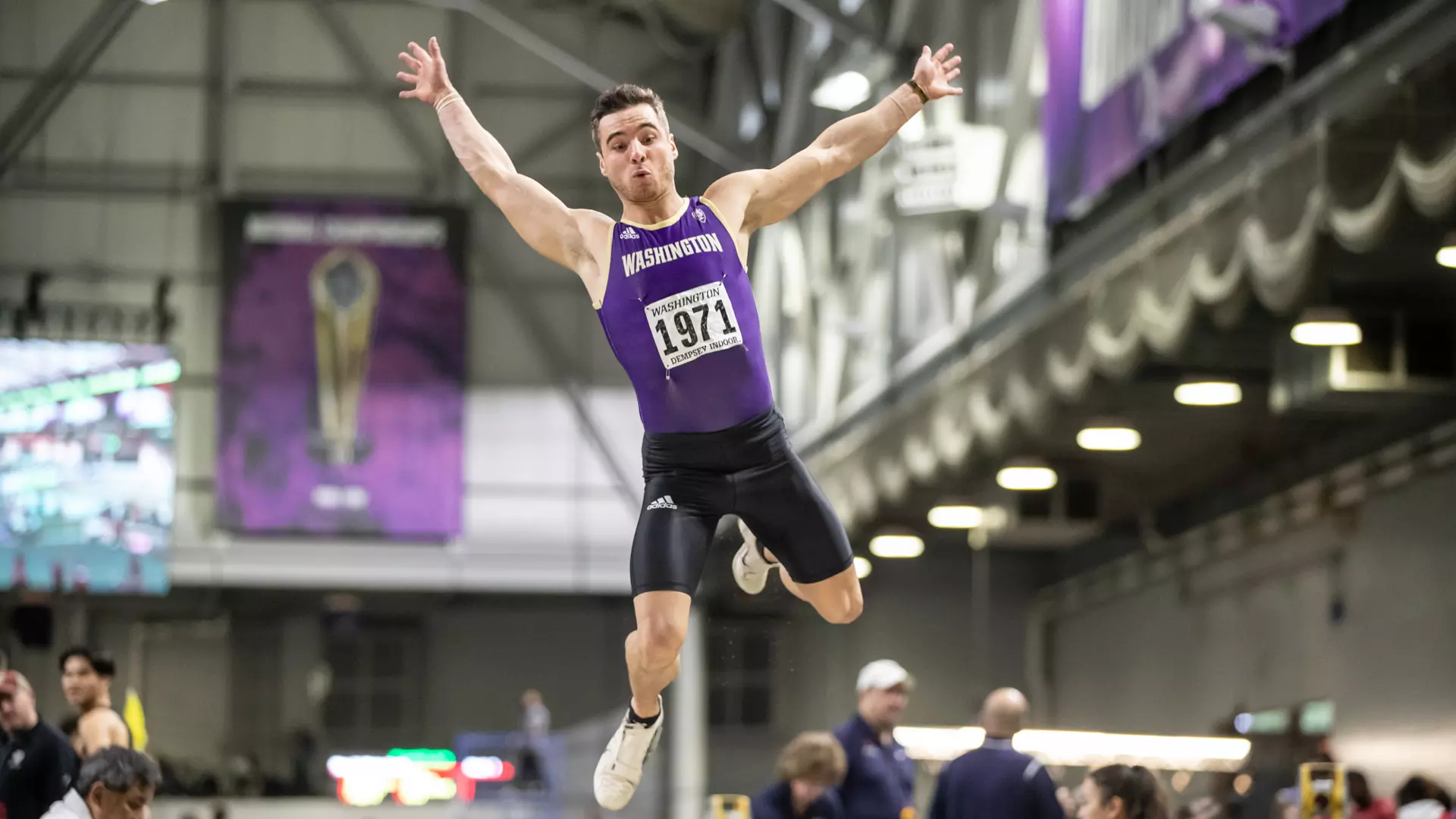 University of Washington track team hosts the 2020 Indoor Preview at the Dempsey Center on Saturday, January 18, 2020, in Seattle.
