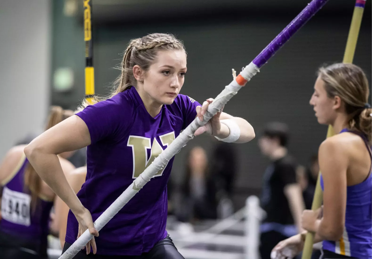University of Washington track team hosts the 2020 Indoor Preview at the Dempsey Center on Saturday, January 18, 2020, in Seattle.