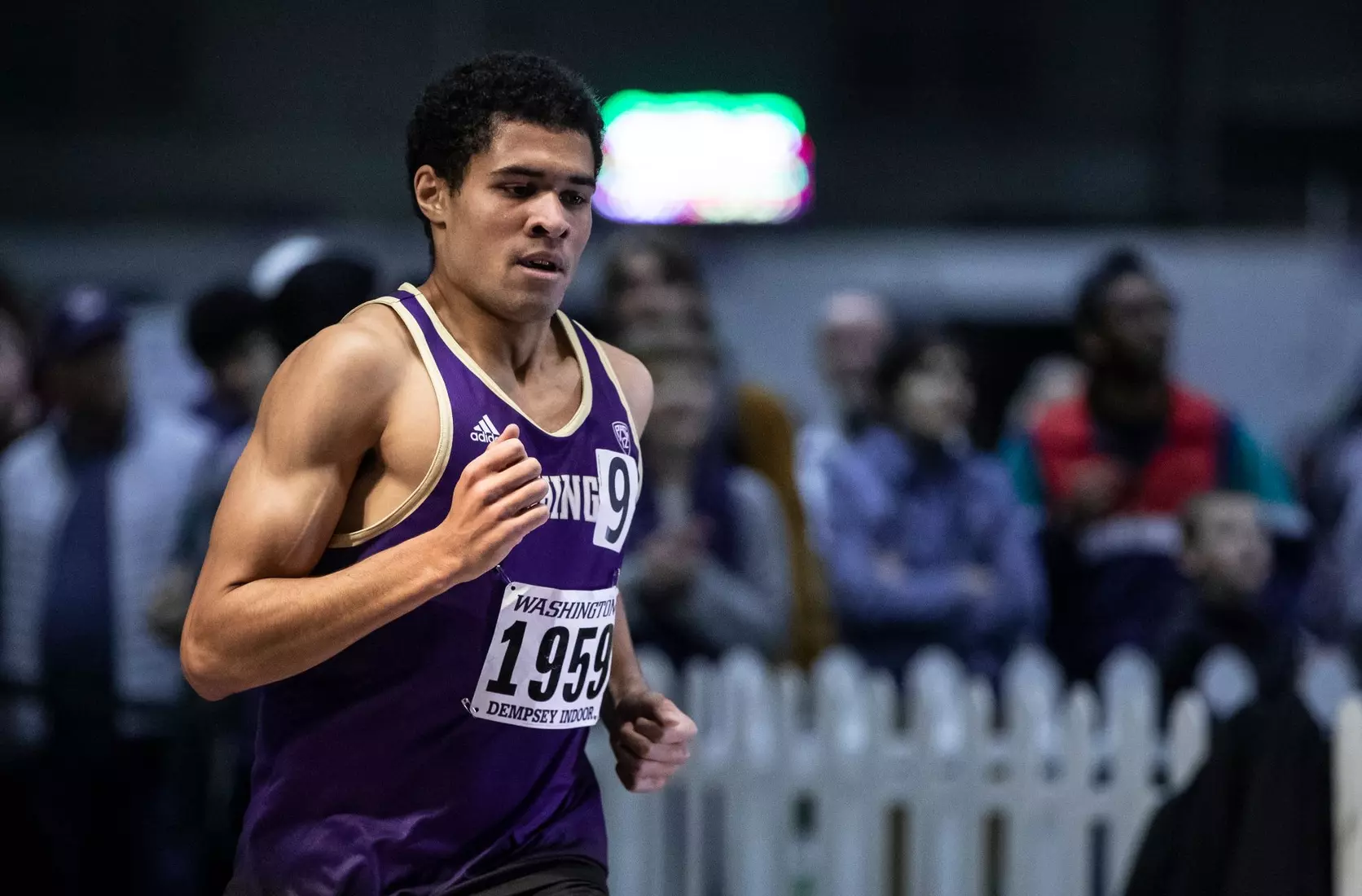 University of Washington track team hosts the 2020 Indoor Preview at the Dempsey Center on Saturday, January 18, 2020, in Seattle.