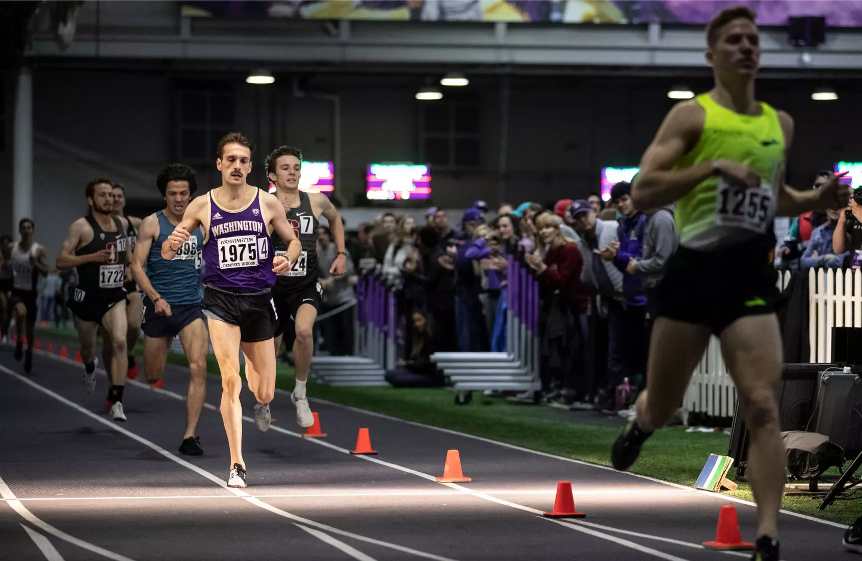 University of Washington track team hosts the 2020 Indoor Preview at the Dempsey Center on Saturday, January 18, 2020, in Seattle.