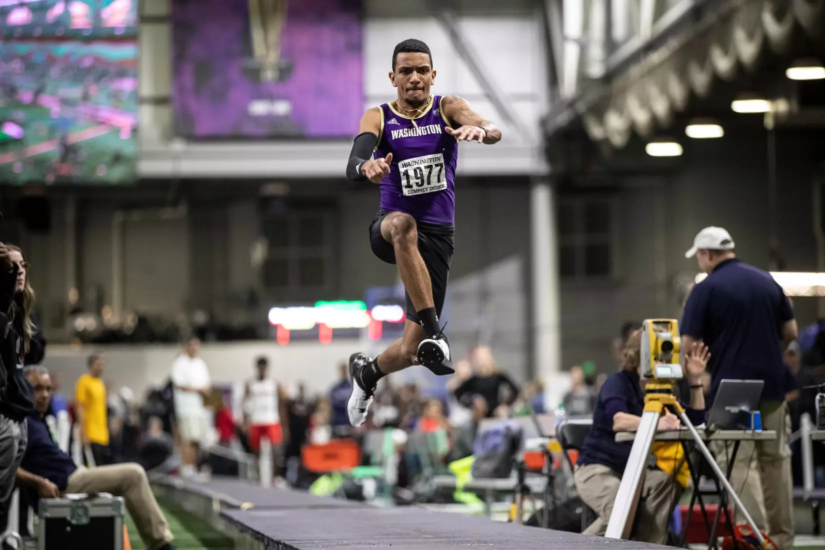University of Washington track team hosts the 2020 Indoor Preview at the Dempsey Center on Saturday, January 18, 2020, in Seattle.