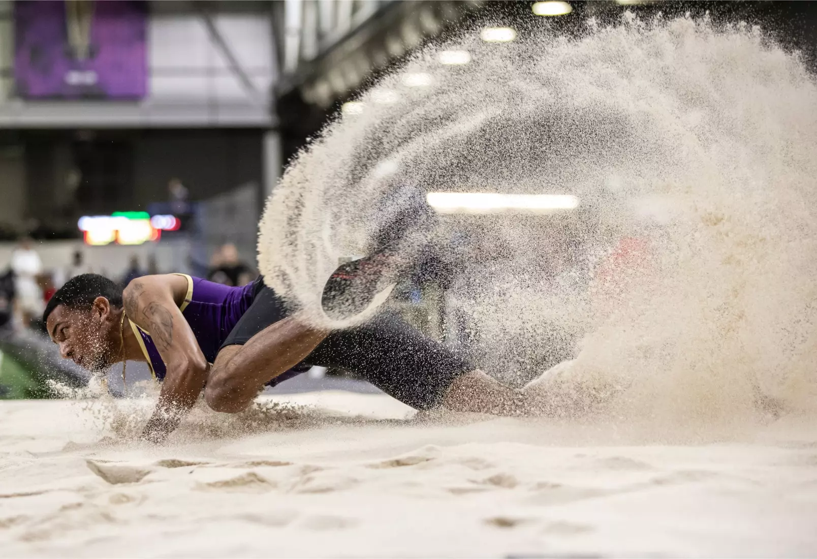 University of Washington track team hosts the 2020 Indoor Preview at the Dempsey Center on Saturday, January 18, 2020, in Seattle.