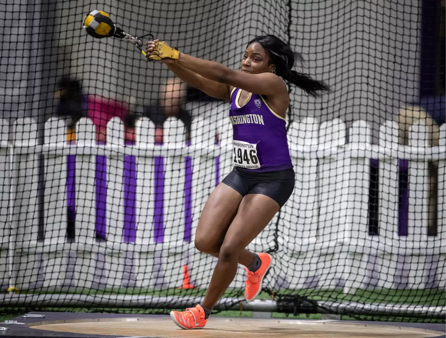 University of Washington track team hosts the 2020 Indoor Preview at the Dempsey Center on Saturday, January 18, 2020, in Seattle.