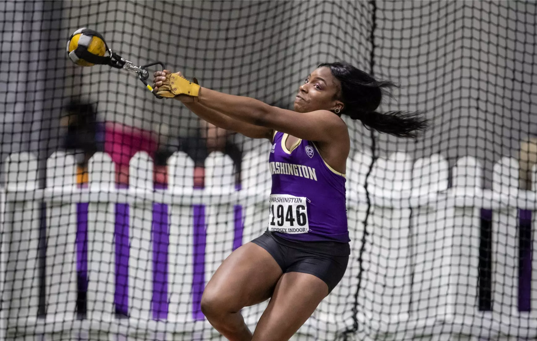 University of Washington track team hosts the 2020 Indoor Preview at the Dempsey Center on Saturday, January 18, 2020, in Seattle.