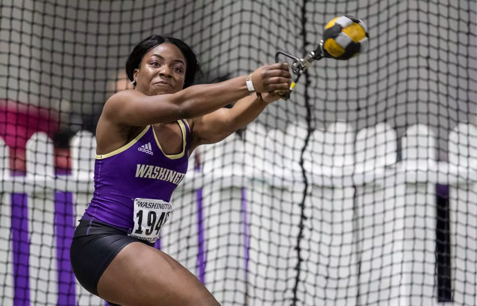 University of Washington track team hosts the 2020 Indoor Preview at the Dempsey Center on Saturday, January 18, 2020, in Seattle.