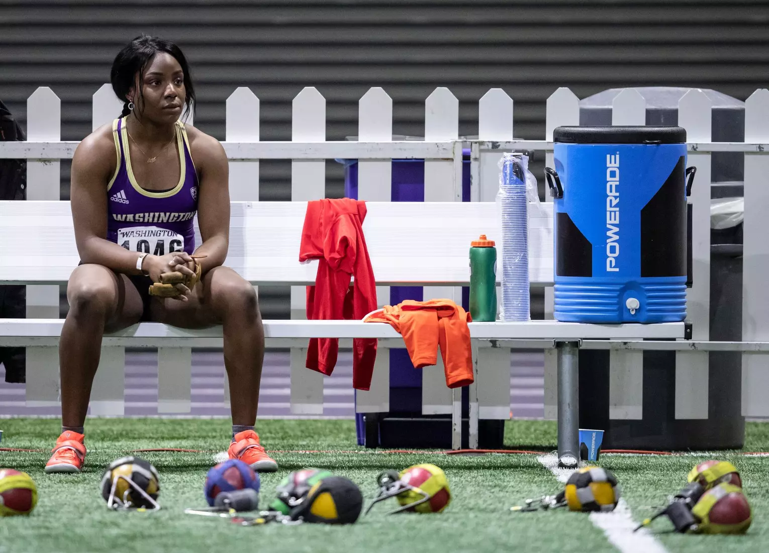 University of Washington track team hosts the 2020 Indoor Preview at the Dempsey Center on Saturday, January 18, 2020, in Seattle.