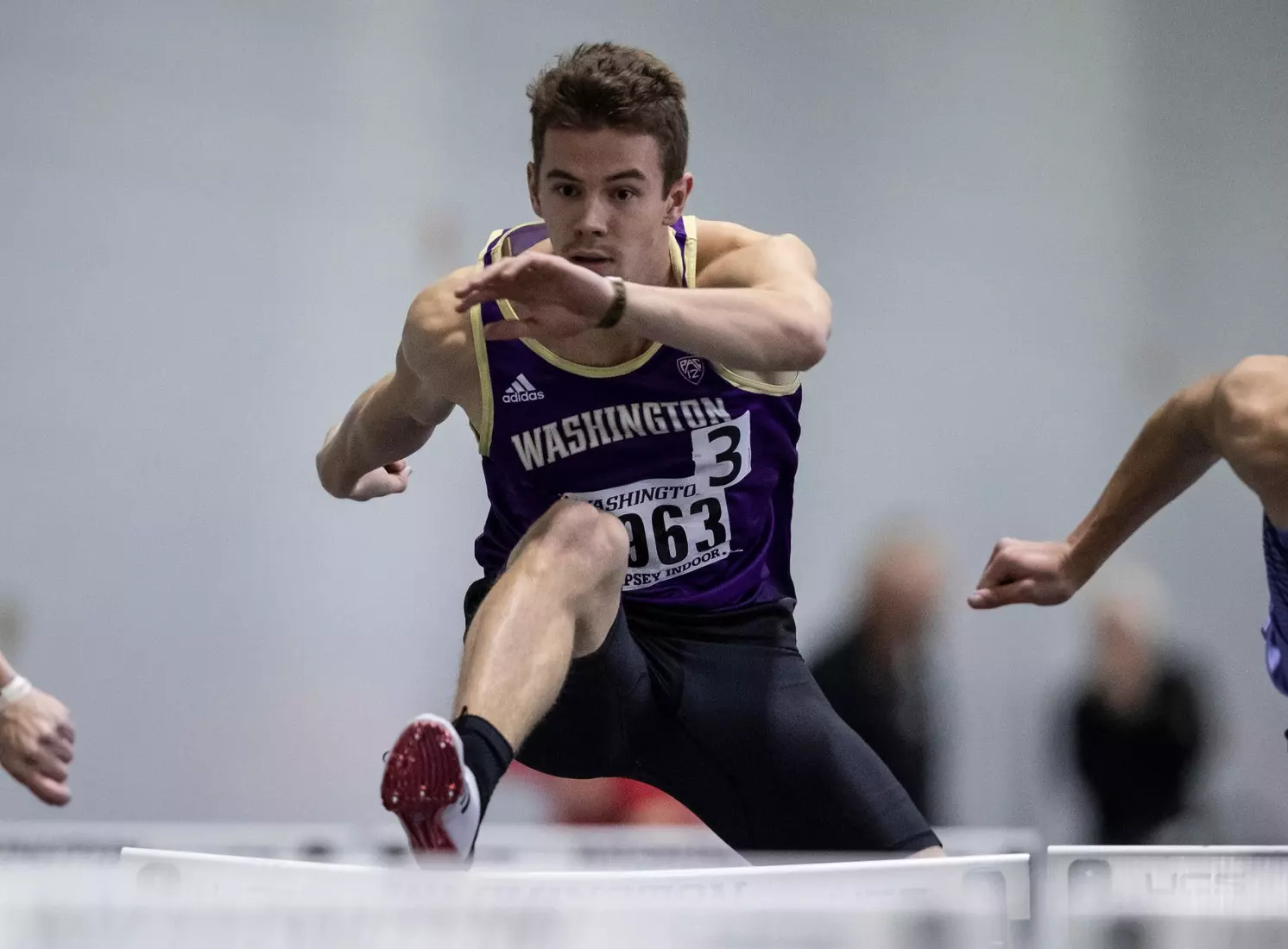 University of Washington track team hosts the 2020 Indoor Preview at the Dempsey Center on Saturday, January 18, 2020, in Seattle.