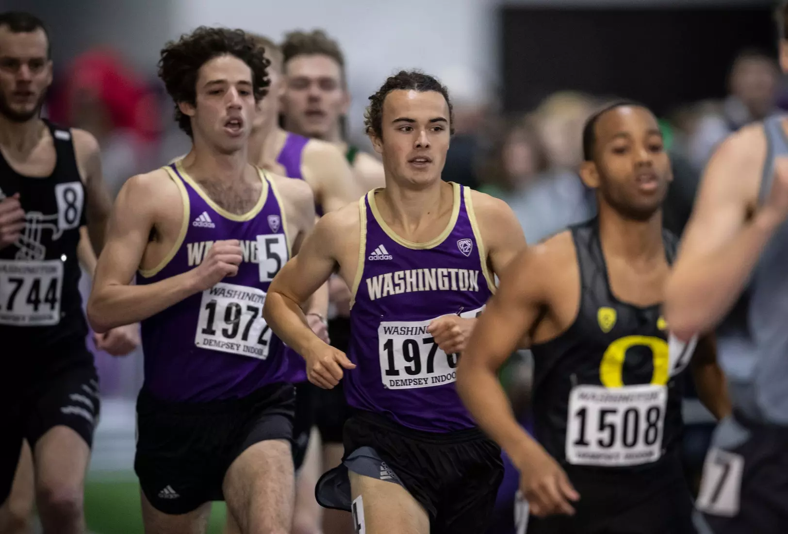 University of Washington track team hosts the 2020 Indoor Preview at the Dempsey Center on Saturday, January 18, 2020, in Seattle.